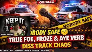 This Diss Track Battle Got OUT OF CONTROL 🚨 | Tru Foe, Froze & Aye Verb