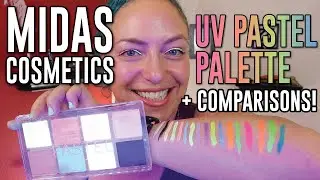 Midas Cosmetics \\UV PASTEL PALETTE\\ *First Impression||Swatches||Comparison*