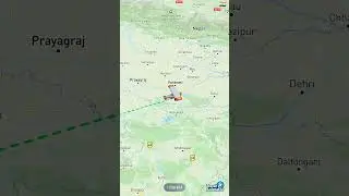 Mumbai - Maharashtra to Gangtok - Sikkim via Patna - Darjeeling| Travel map route animation