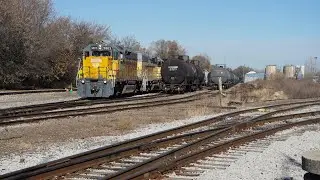 Chicago Rail Link Switching in South Deering, Chicago (OMLX 3802)