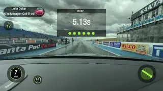 Golf r estate 1/4 mile run Santa Pod 