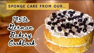 Baking Through our Historic Family Cookbook | Sponge Cake