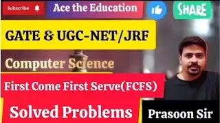Lecture 8- FCFS Solved Problems| Operating System| Computer Science| #gate #netjrf #bihartre4 #set