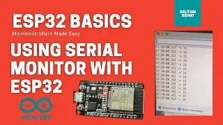 ESP32 Serial Monitor - Displaying touch response