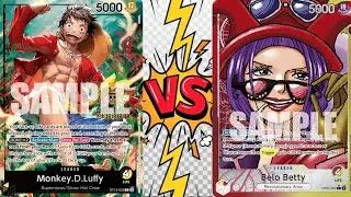 ST13 Monkey.D.Luffy Vs OP05 Belo Betty // OPTCG // Store Tournament Gameplay OP09
