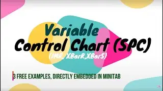 Variable Control Chart (SPC) - 3  FREE Case studies - Available directly in Minitab in just 13Minute