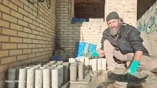 Выравнивание земли: Давуд и его семья готовятся к строительству нового дома.