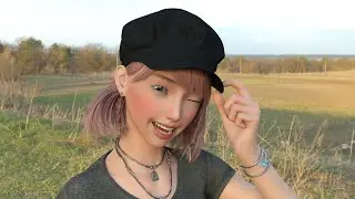 [Making] Hair posing with hat [DAZ Studio]