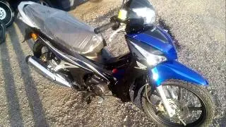 Honda Wave 125i walkaround (black & blue) - 2017