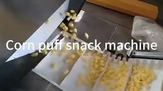 Corn puff snack machine #foodmachinery #puffcorn #cornsnacks #extrudermachine #snackmachine #machine