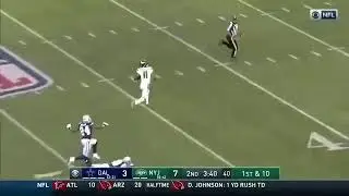 Robby Anderson 92 Yard Touchdown From Sam Darnold