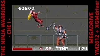 [BGM] THE NINJA WARRIORS -Che!- [MEGADRIVE XGM driver](not MEGA-CD)