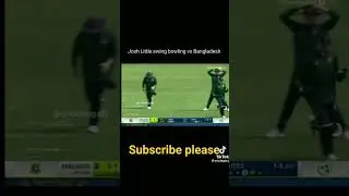josh little swing bowling 😈