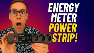 Smart Power Strip with Energy Meter - Monitor Electricity Usage Easily!