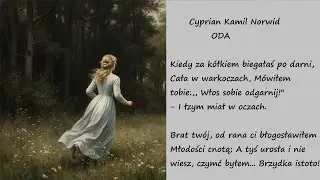 Oda Cyprian Kamil Norwid Poezje Wiersze | Poezja Dla Duszy
