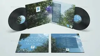 Vinyl Record Mockup v2 Template