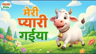 मेरी प्यारी गईया 🐄 | Cute Cow Song for Kids | Hindi Rhymes | Baby Songs | YAMI Kids