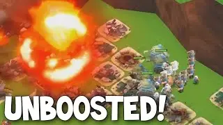 Boom Beach ★ The Best Dr.T Volcano UNBOOSTED Attack Strategy! ★ Grenadiers, Medics & Tanks Gameplay!