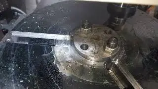 Fabricando placa do torno mecânico 