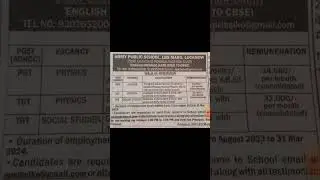 Army public school lucknow job # aps TGT,pgt job# lucknow # UP