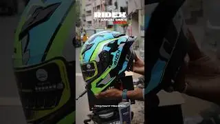 Ridex titanium gen II ANZEN🤩|#helmet #agv #bike #shorts #trending #viral