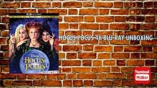 HOCUS POCUS 4K BLU-RAY UNBOXING