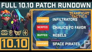 FULL PATCH 10.10 RUNDOWN - REBEL YELL AND BIG ITEM CHANGES -  Set 3 TFT Guide - How to play TFT