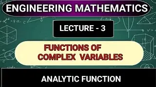 Analytic Function L 3