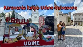KARAVANLA İTALYA UDİNE-VALVASONE. Fransa-İspanya-Portekiz rotası-5 Geceleme konumu ve ayrıntılarla