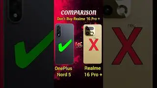 OnePlus Nord 5 Vs Realme 16 Pro Plus | Realme 16 Pro Plus Vs OnePlus Nord 5 #shotrs