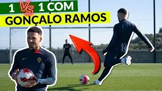 PRO 🆚 AMADOR COM GONÇALO RAMOS DE GUARDA-REDES 🤯🤯