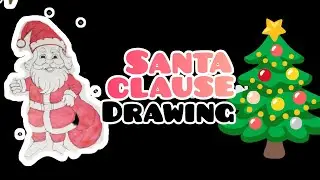 Santaclause drawing|| christmas tree ||christmas special #drawing #song #cristmas 
