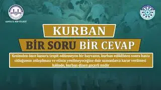 Kesildikten sonra kurban edilen bir hayvanın, kurban edildikten sonra hasta olduğunun anlaşılırsa...