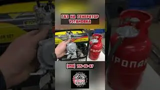 Газ на генератор ⚡️ Установка двухтопливного карбюратора на генератор