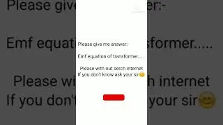 EMF equation of transformer!!#shorts#education#transformers#study
