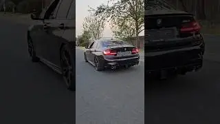 BMW G20 320i takeoff Downpipe exhaust sound #aprilwithyoutubeshorts