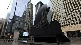 ⁴ᴷ⁶⁰ Walking Chicago, IL: Dearborn Street from Dearborn Station to Daley Plaza