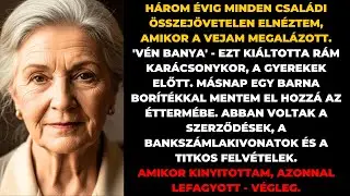 Már megint ez a vén banya? – üvöltötte a vejem. Másnap olyat tettem, amitől azonnal lefagyott