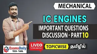 IC Engines Topic MCQs_Part 10 | Mechanical Engineering Topic Question and Answers | RRB, SSC, CESE
