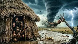Life Million Years Ago | Prehistoric Humans Built a Grass Hut&mdash;Then a Tornado Destroyed Everything