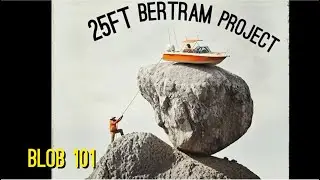 25ft BERTRAM PROJECT - blob 101 - front side pockets glued in , few more steps closer! more problems