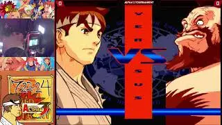 Mike Spence (Ryu) vs IvanOozeDrip (Zangief) - Alpha 3 Tournament - Red Parry NYC 7-22-24