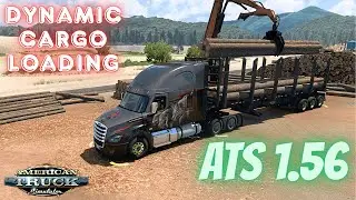 ATS 1.56 Update | Dynamic Cargo Loading & Hidden Route | ATS 1.56 Gameplay