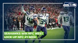 Seahawks lock up No. 1 seed in NFC, division title