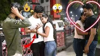 Suddenly hugging to stranger boys reaction😍😍 prank// mahi Chaturvedi //PRAYAGRAJ//