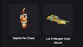 How to get free Saphia/Helgaia Pet Chest and LoLA Neugier Gold Mount on Lost ARK from Twitch Drops