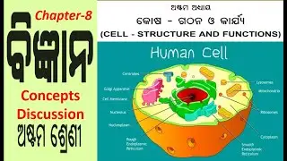 କୋଷ -ଗଠନ ଓ କାର୍ଯ୍ୟ || Class8 science chapter8 odia medium