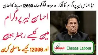 How to Apply for Ehsaas Labour Program | Register Pm Relief Fund Ehsaas Labour Program