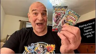 I ripped a #pokemon Booster Bundle of Journey Together searching for gold.
