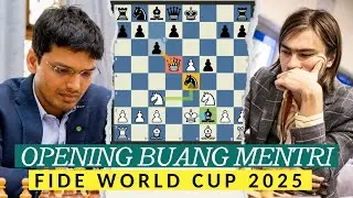 BUANG MENTRI LANGKAH KE-8, GAME TERBAIK RONDE 2 FIDE WORLD CUP 2025